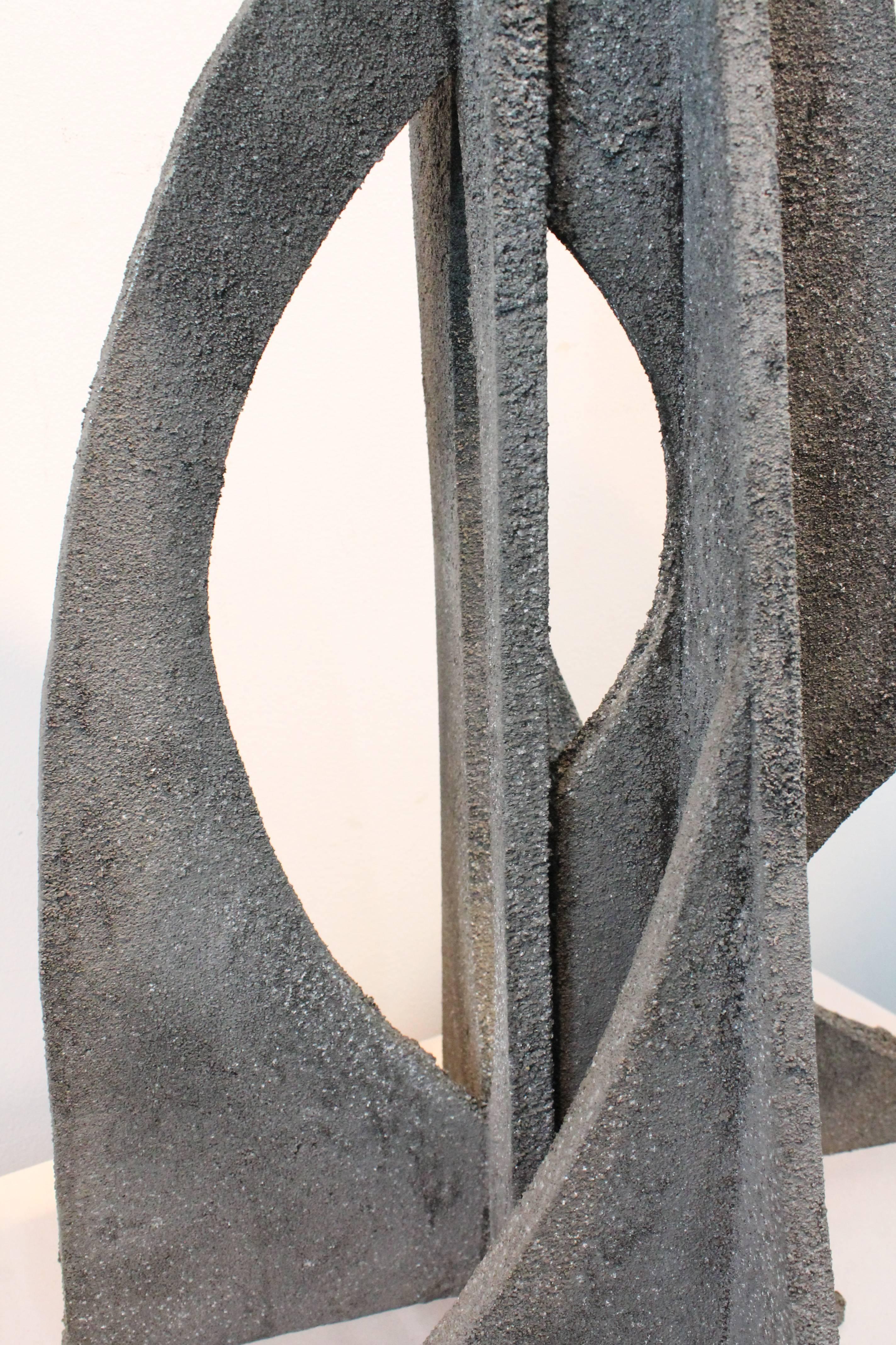 Mid-Century Modernist Angular Sculpture For Sale 2