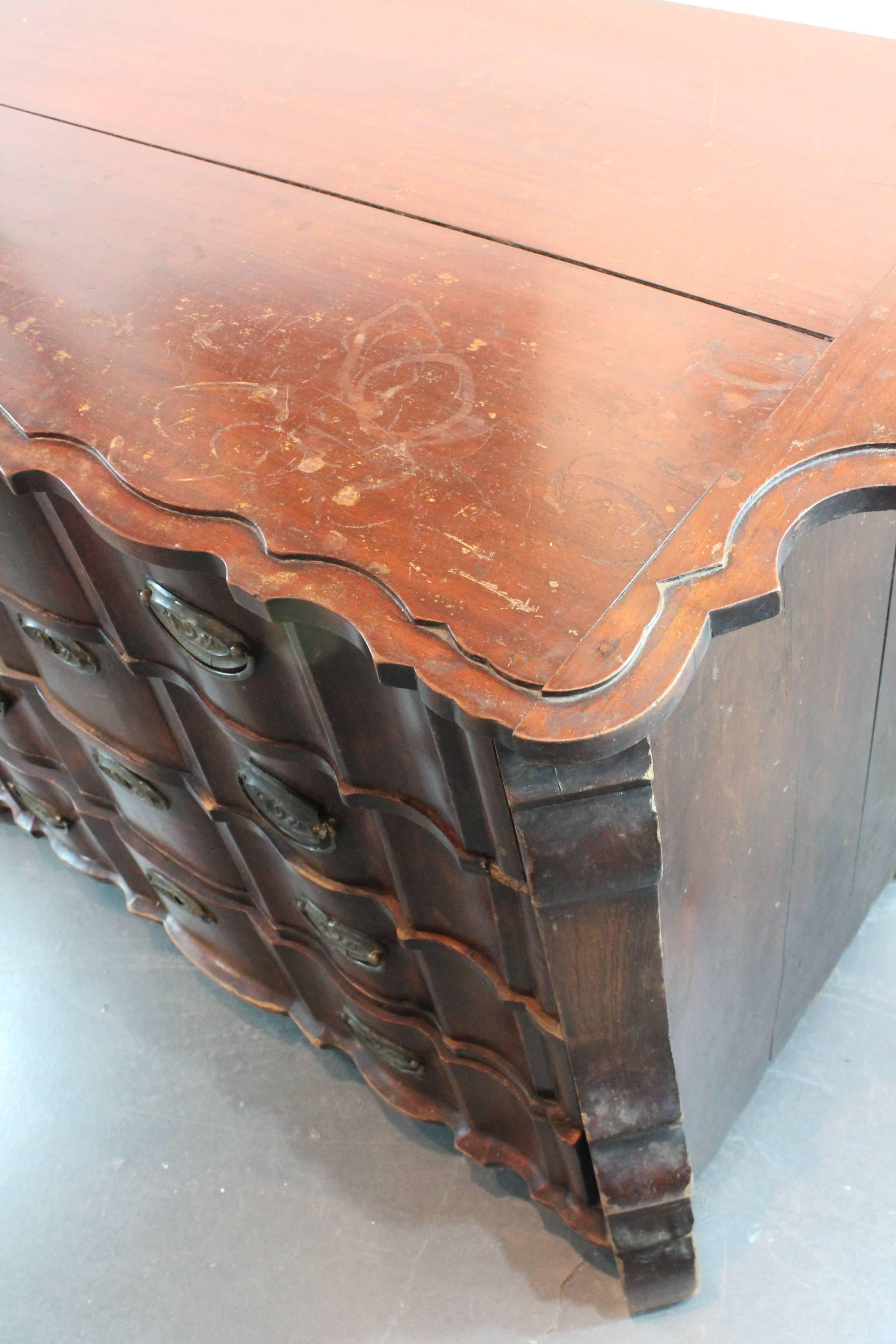 Dutch 18th Century Serpentine Front Dresser