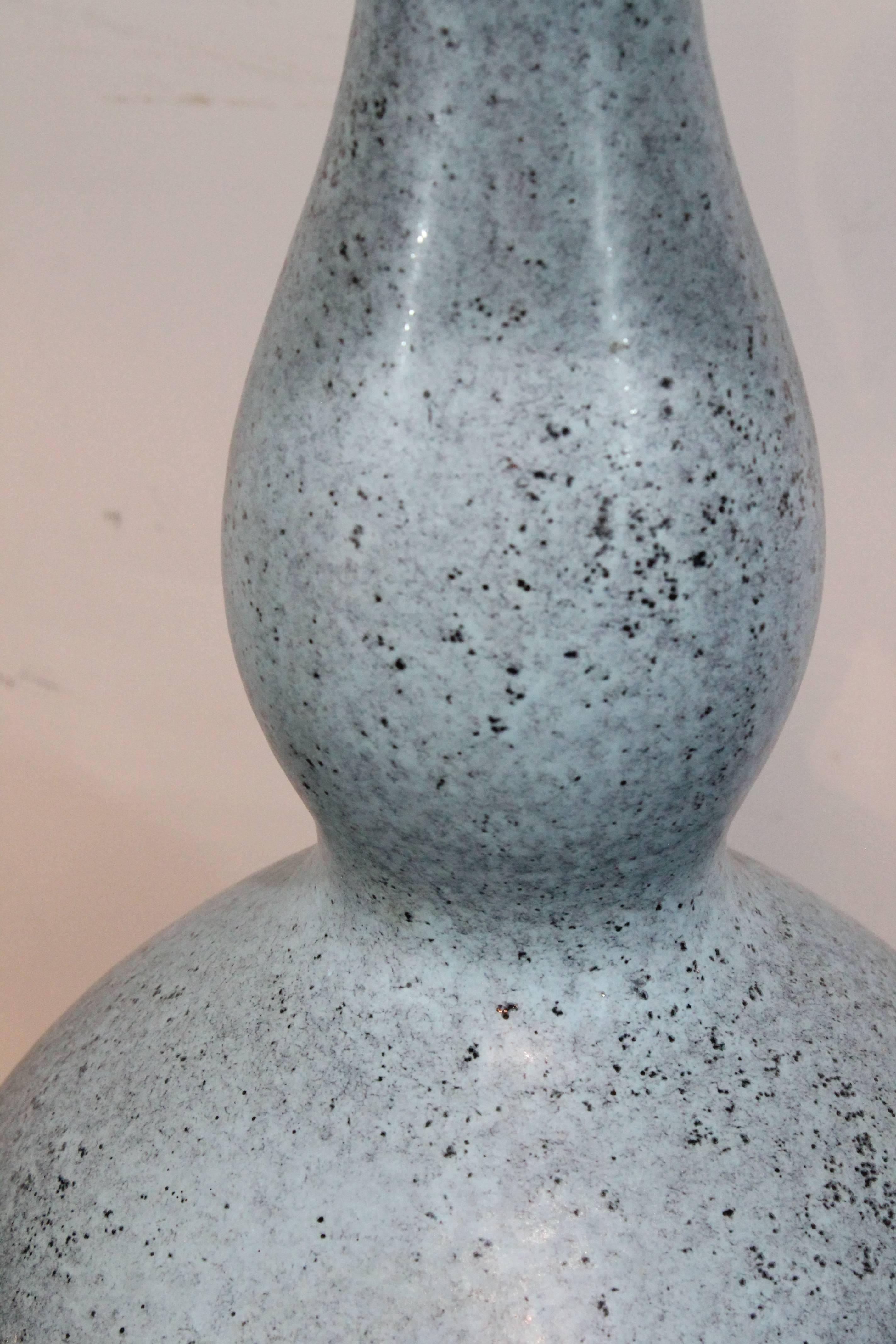 Mid-Century Modern Large Italian Baldelli Ceramic Lamp For Sale