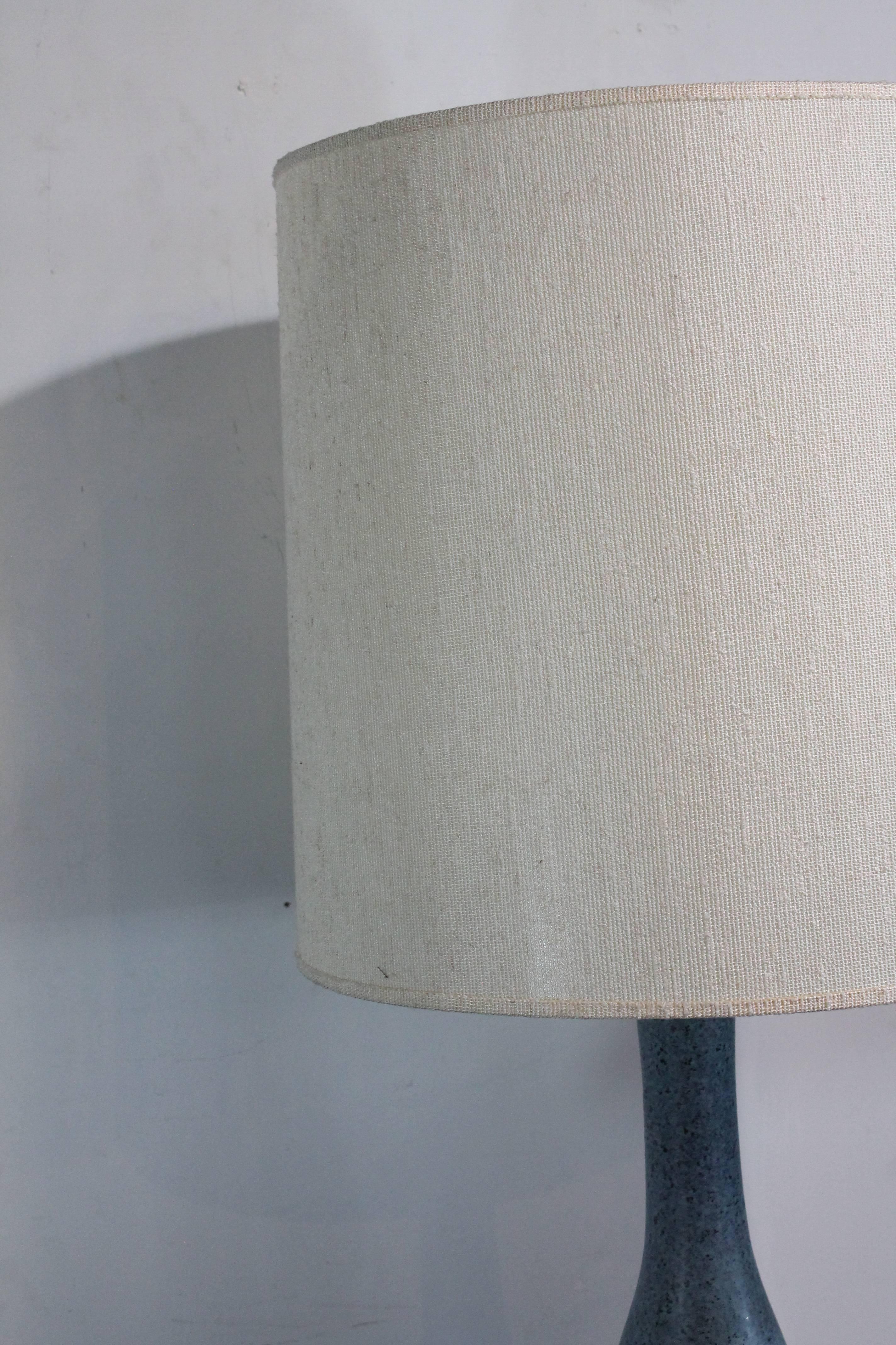 Glazed Large Italian Baldelli Ceramic Lamp For Sale