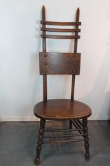 High-Backed Arts and Crafts Chair