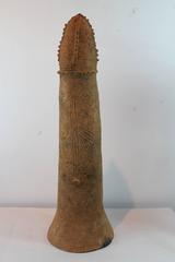 Incized Terracotta Bura Phallic Funerary Vessel