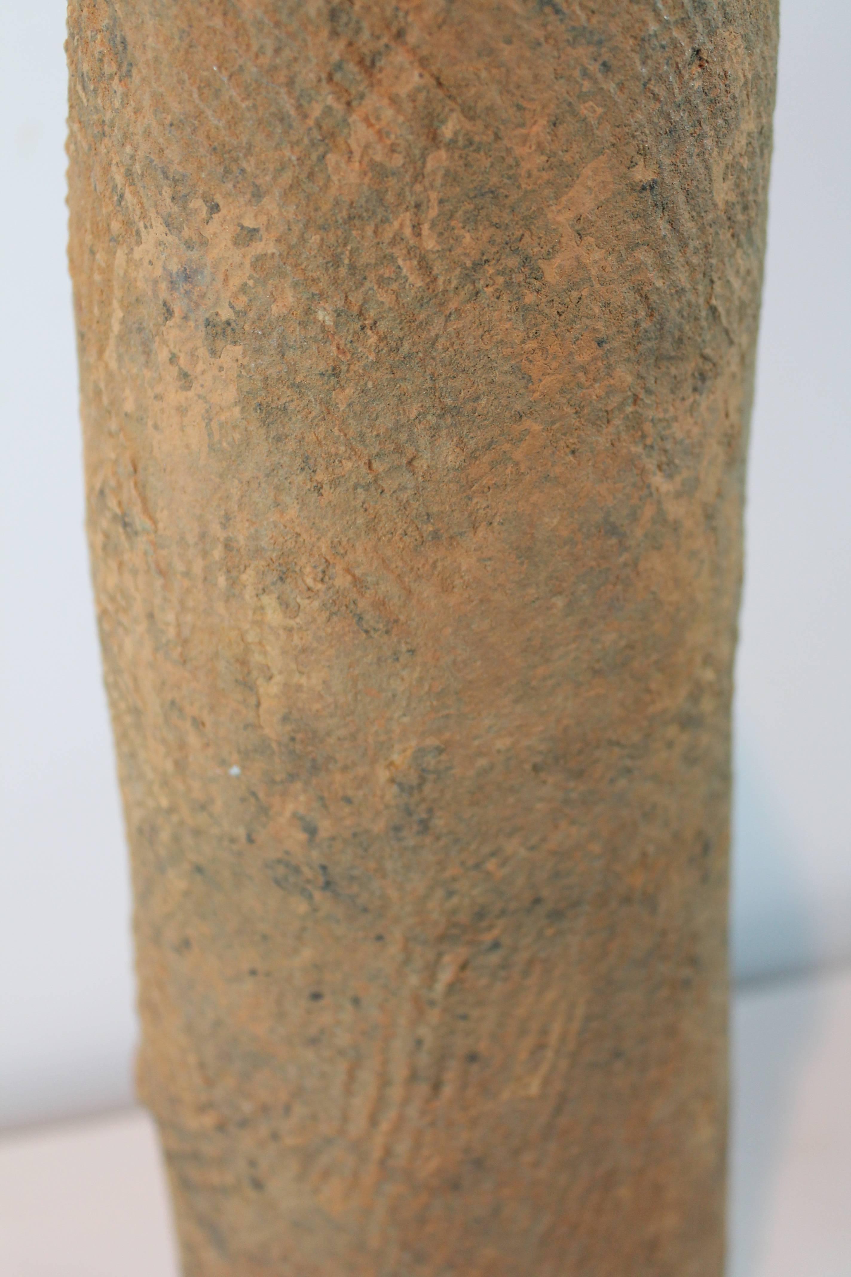 Incized Terracotta Bura Phallic Funerary Vessel For Sale 1