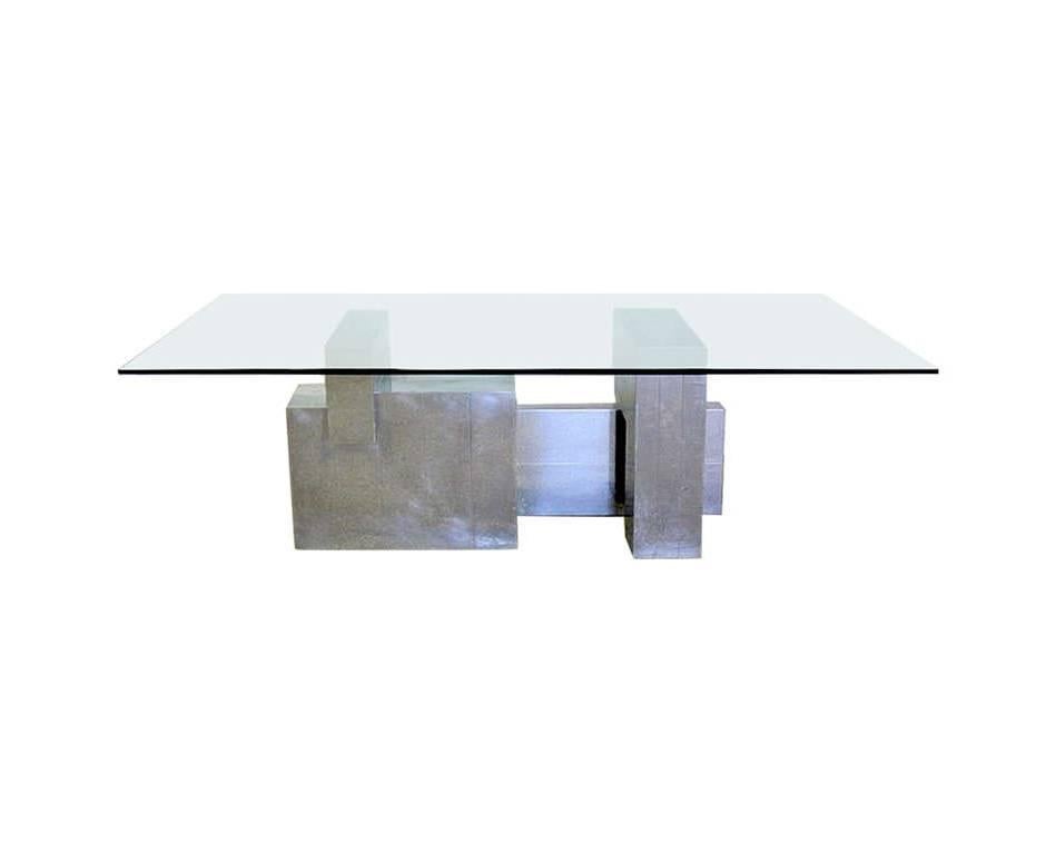 Mid-Century Modern Cityscape Table Base by Paul Evans for Directional