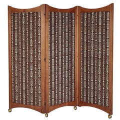 Rare Custom Walnut Floor Screen by George Nakashima