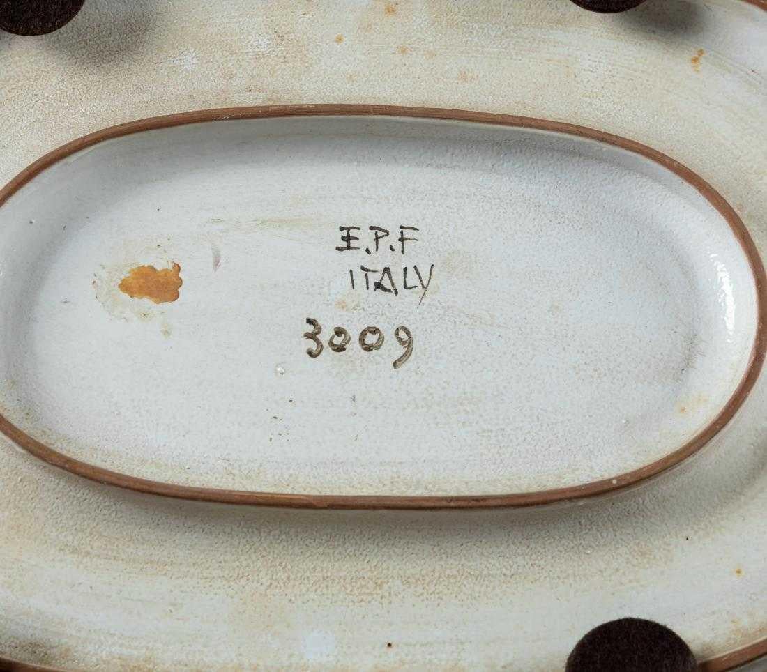 20th Century Italian Ceramic Art Platter by Eugenio Pattarino