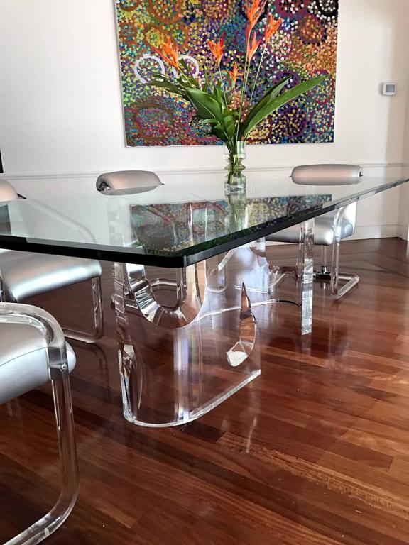 Lucite 'Iceberg" Dining Table by Stephen K. Frye for Lion ...
