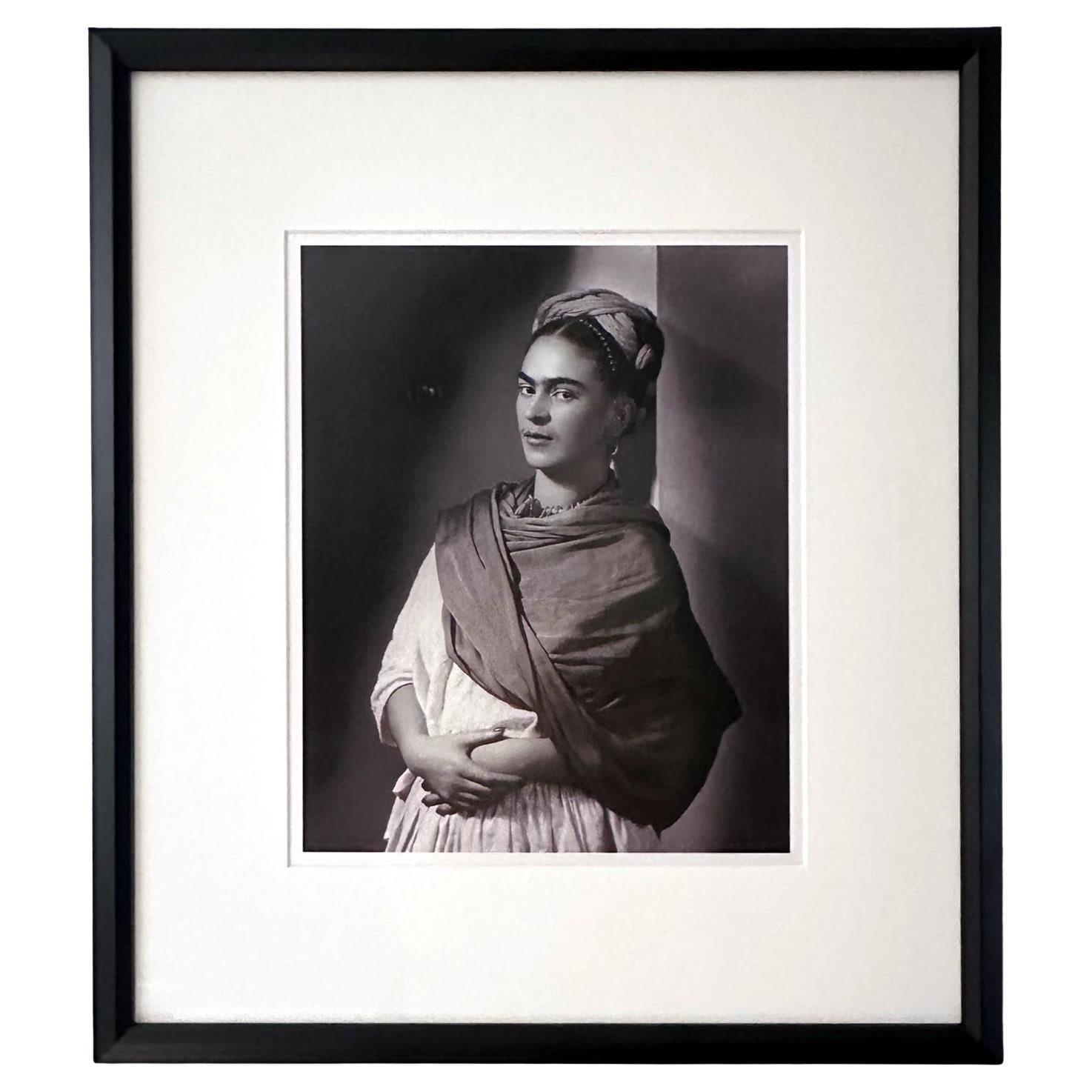 Editioned Frida Kahlo the Breton Portrait Nickolas Muray For Sale
