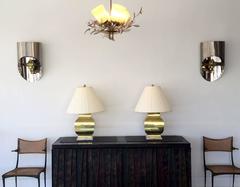A Pair of "Totem" Sconces by Maria Pergay