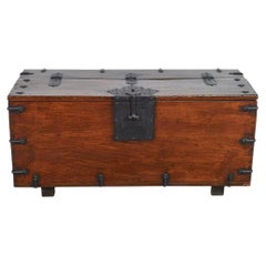 Large Superb Antique Korean Ton-Kwe Chest with Iron Hardware