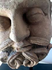 Sculpted Terracotta Gandhara Head
