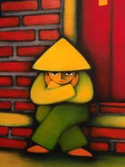 Modernistisches Gemälde der Moderne von Duc Nghia Phan