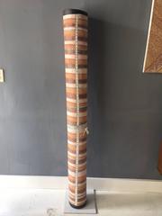 Aboriginal Painting on Hollow Log