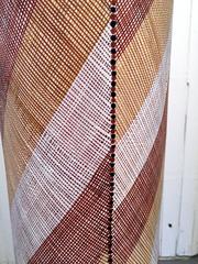 Australian Aboriginal Painting on Hollow Log