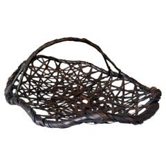 Large Japanese Bamboo Morikago Basket by Torii Ippo