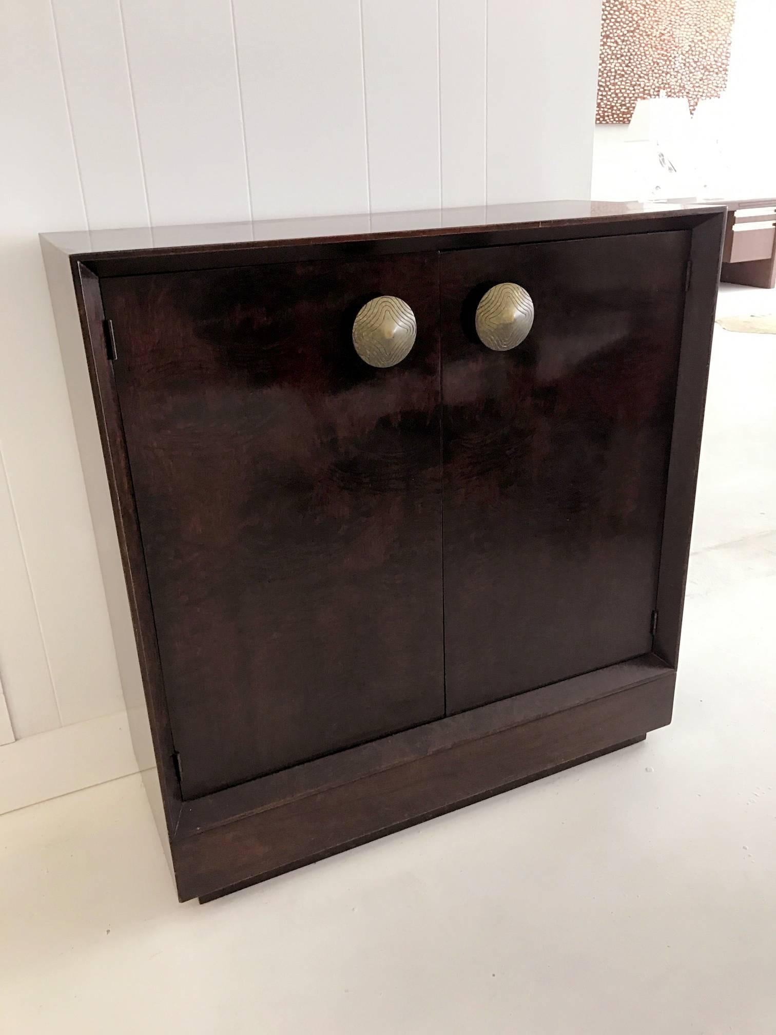 Streamlined Moderne Art Deco Paldao cabinet/bookcase by Gilbert Rohde Herman Miller