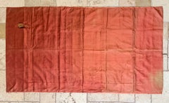 Antique Japanese Silk Kesa Monk's Robe with Patchwork Meiji Era