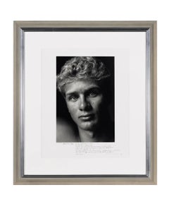 Gerahmte, limitierte Fotografie mit Anmerkungen von Duane Michals – namhafte Provenienz