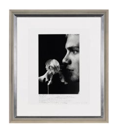 Fotografía enmarcada y numerada con notas de Duane Michals y una procedencia destacada