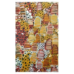 Contemporary Australian Aboriginal painting by Minnie Pwerle