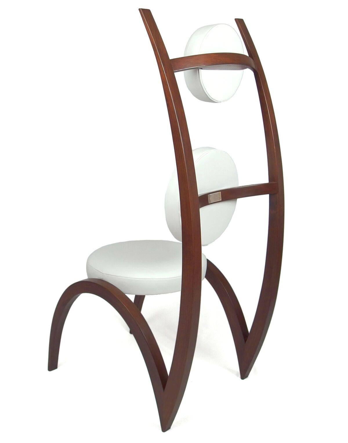 Italian Arched Chair Editioned by Massimo Farina