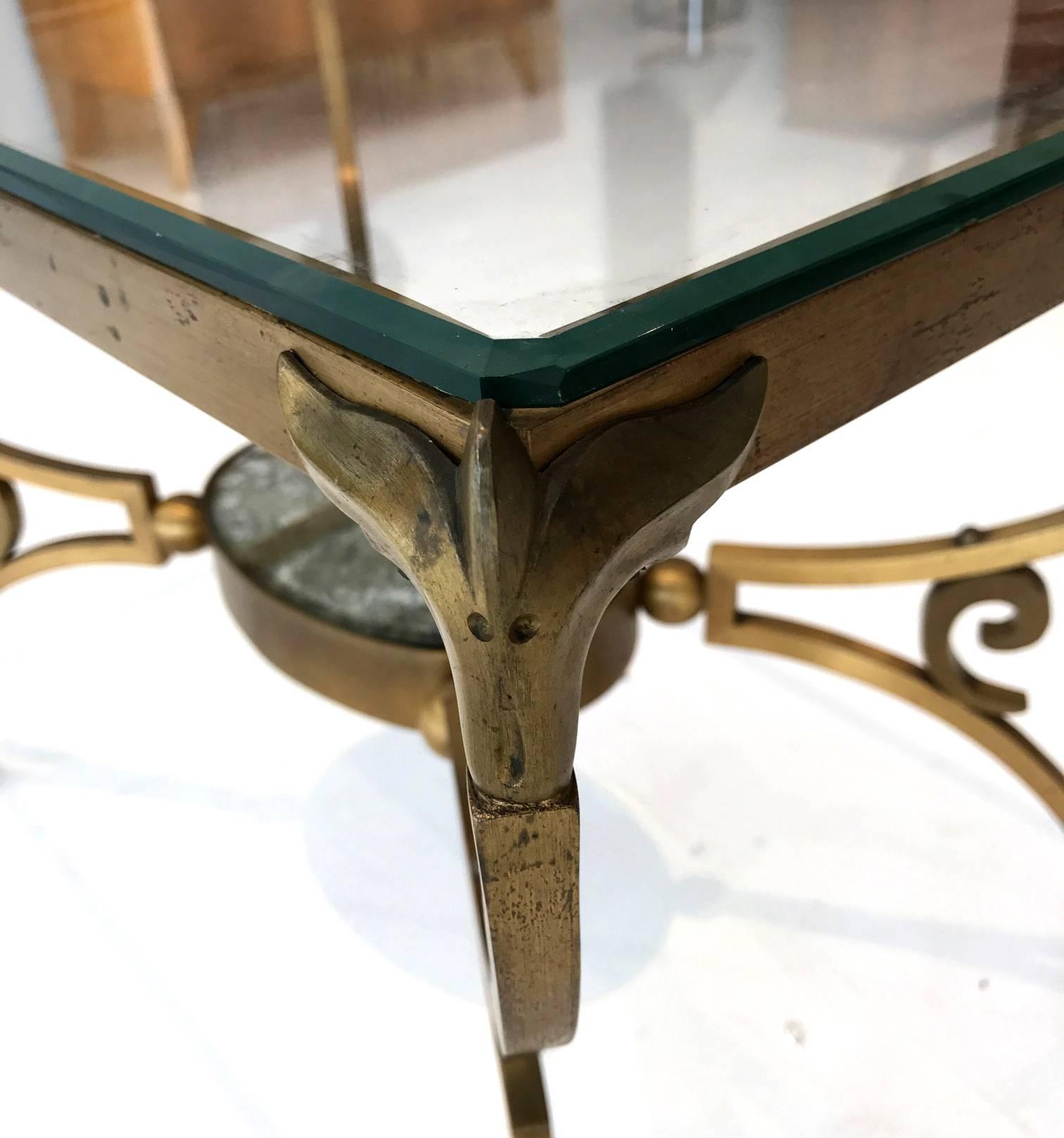 Milieu du XXe siècle Paire de tables en bronze d'Arturo Pani en vente