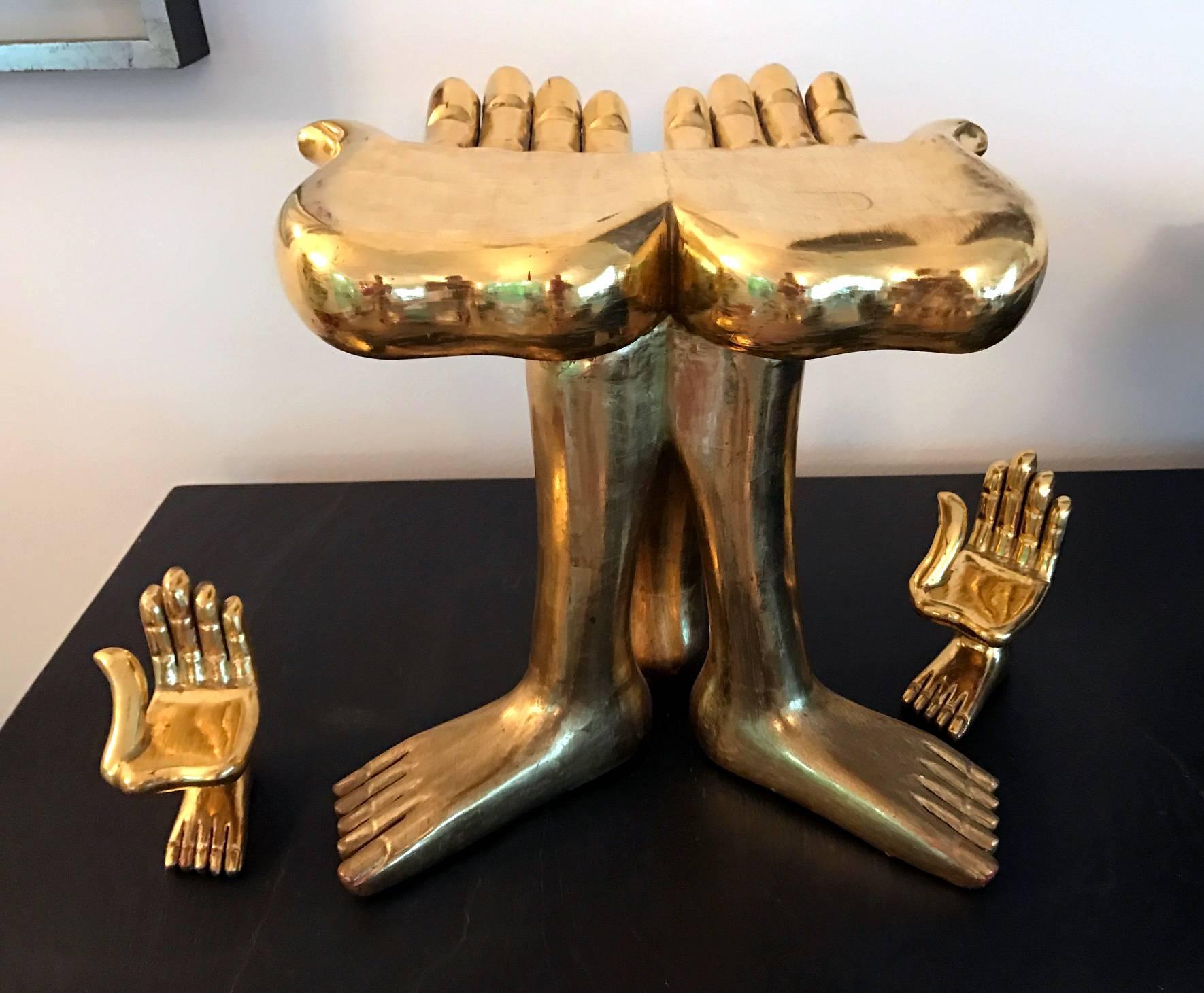 Large Hand and Foot Sculpture by Pedro Friedeberg 2