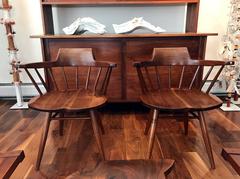 Set of Four Captain Chairs by George Nakashima