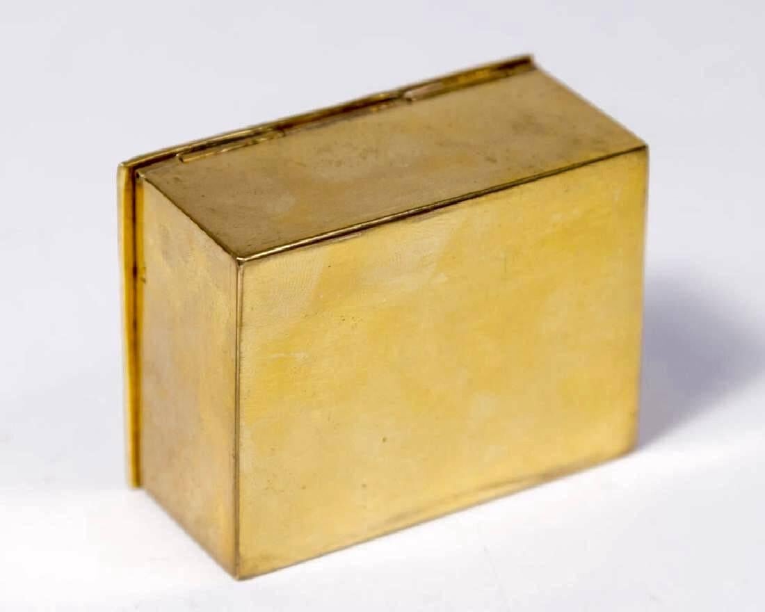Mid-Century Modern Bronze Box by Line Vautrin