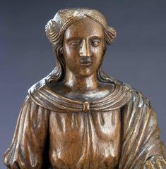 Impressive Antique Carved Santo