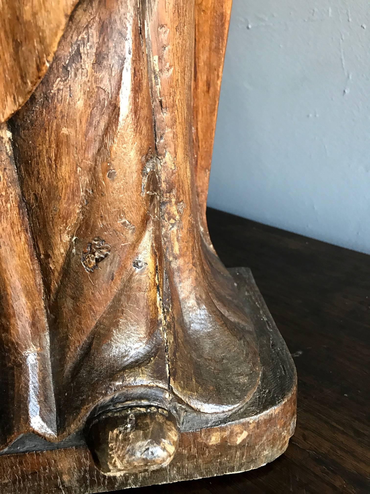 Impressive Antique Carved Santo For Sale 2