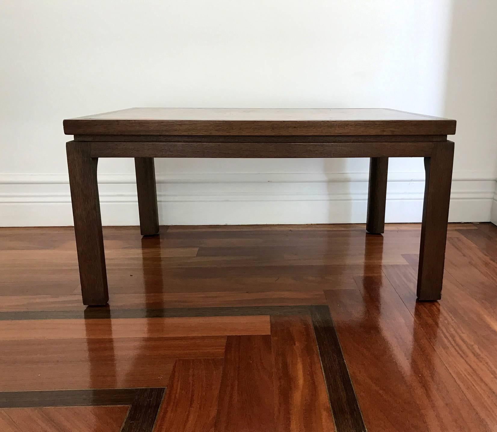 Mid-Century Modern Rare Table with Enamel Copper Top by Harvey Probber