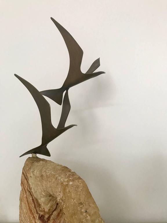 Large Birds in Flight Sculpture by C. Jere at 1stDibs birds in flight