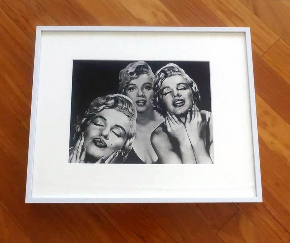 Artist: Philippe Halsman (1906-1979)
Title: Marilyn Flirting 
Medium: gelatin silver prints
Date: 1952 printed in 1981
Edition: 178/250
Size: image 12.5