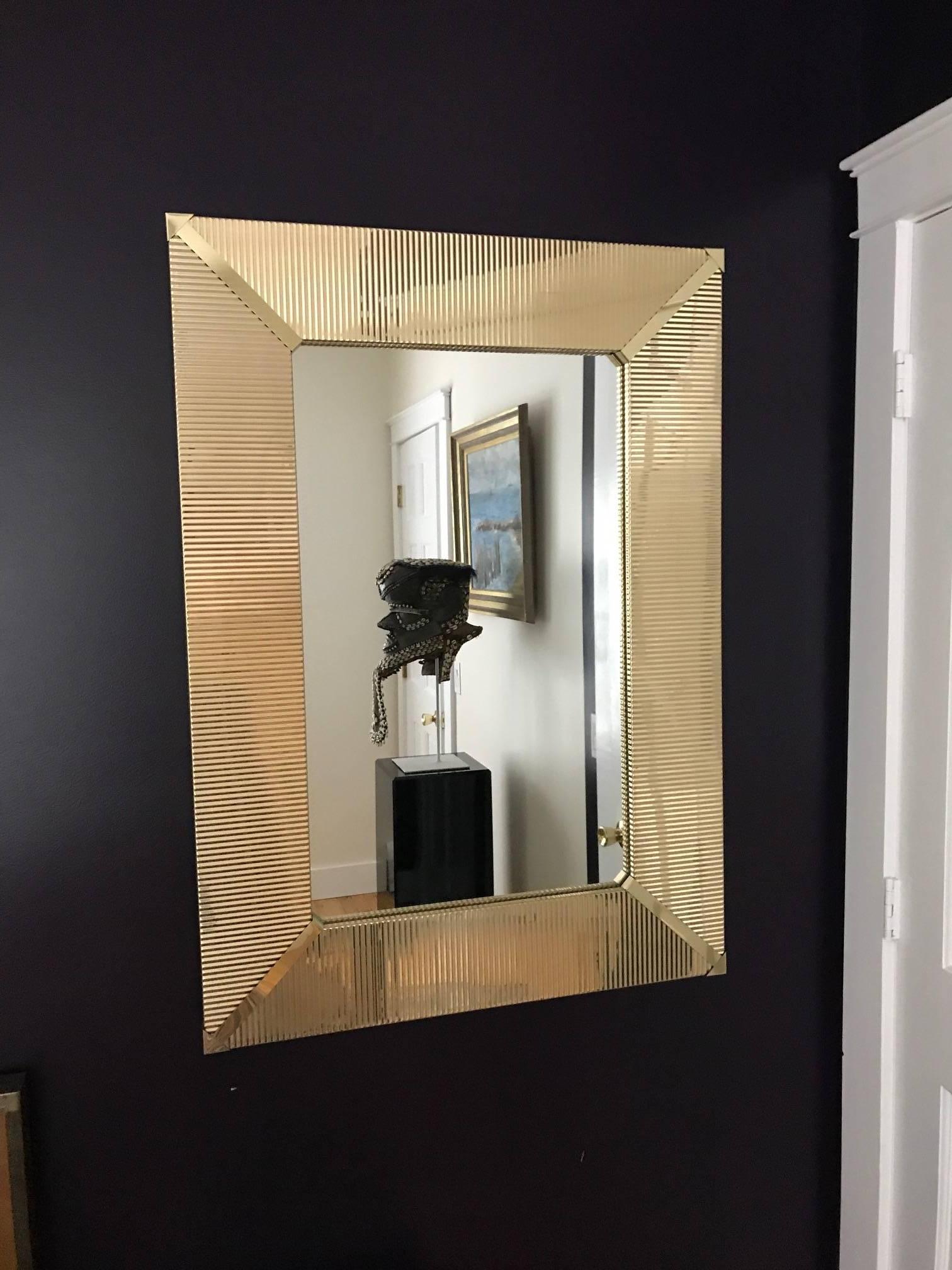 large brass mirrors