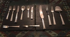 Danish Sterling Silver Flatware Set by Orla Vagn Mogensen