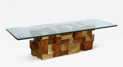 Rare Model Cityscape Coffee Table by Paul Evans for Directional