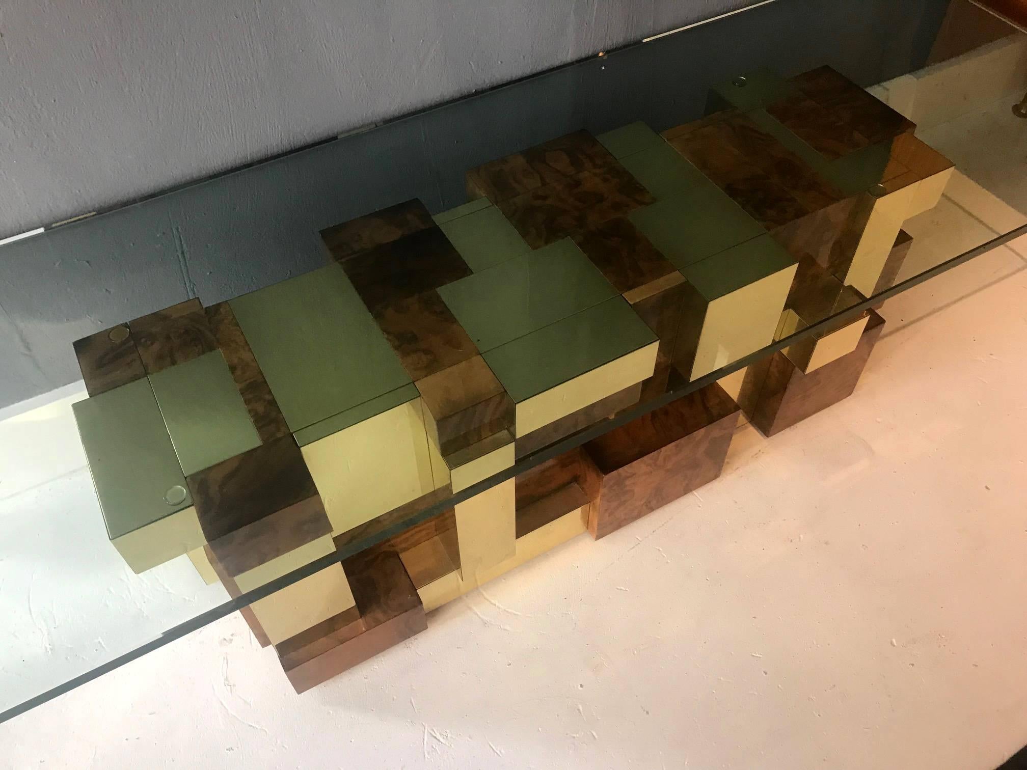 Rare Model Cityscape Coffee Table by Paul Evans for Directional In Good Condition For Sale In Atlanta, GA