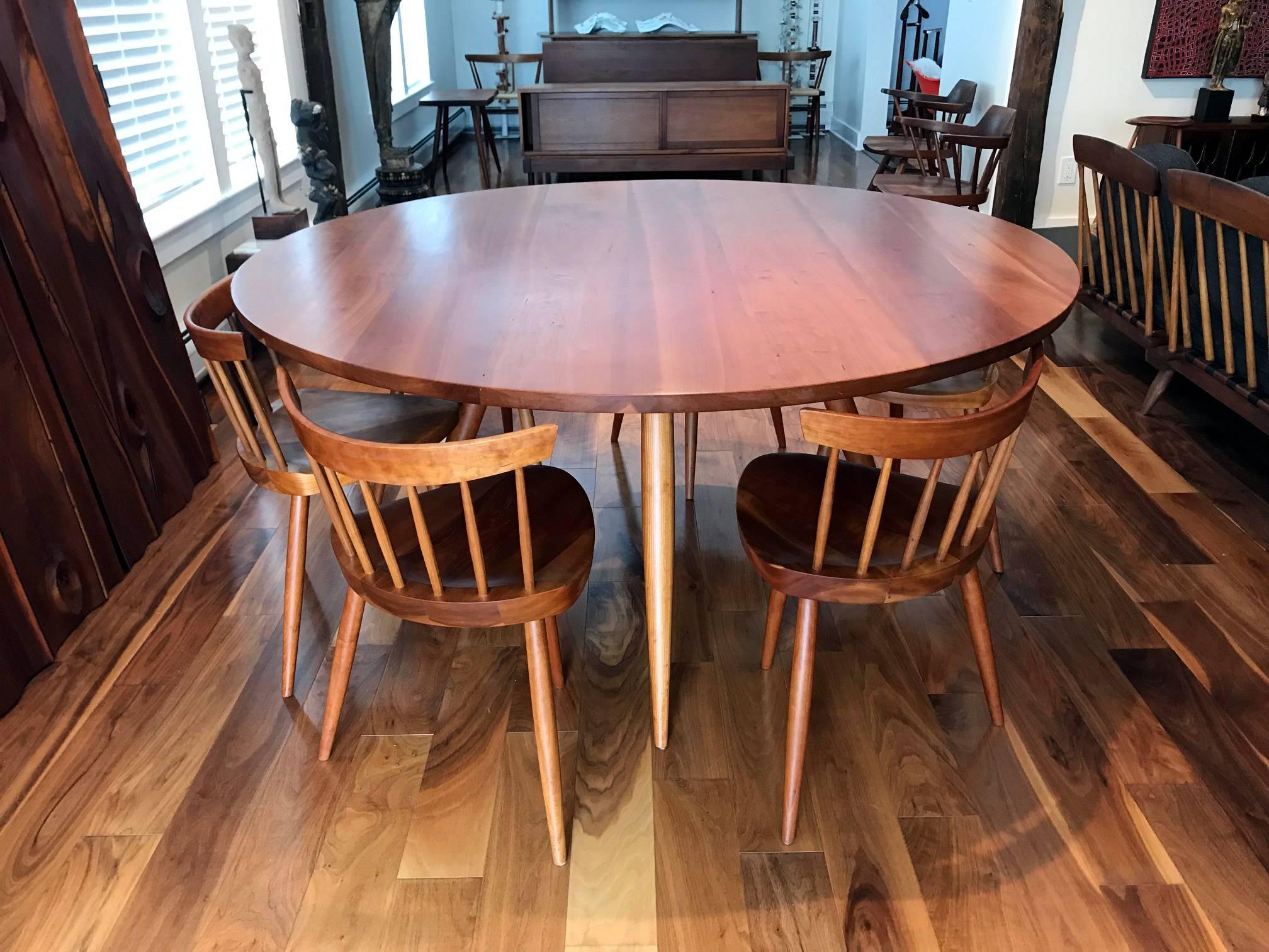 Early Set of Six Mira Chairs by George Nakashima In Good Condition In Atlanta, GA