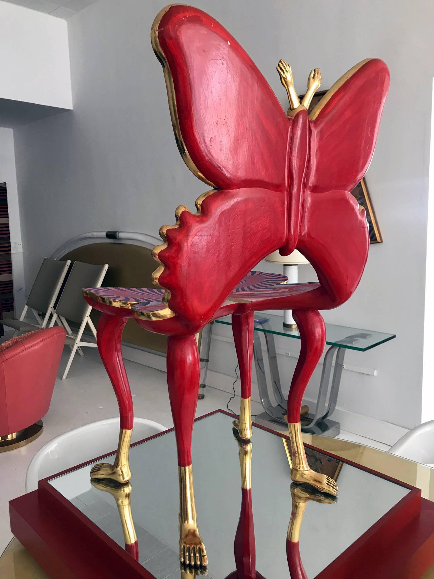 Modern Sculptural Butterfly Chair by Pedro Friedeberg