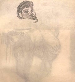 Figural Drawing on Paper by Robert Henri