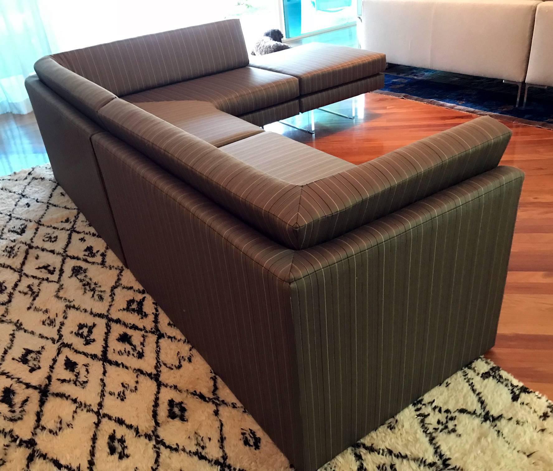 Fantastic Sectional Omnibus Sofa by Vladimir Kagan In Good Condition For Sale In Atlanta, GA
