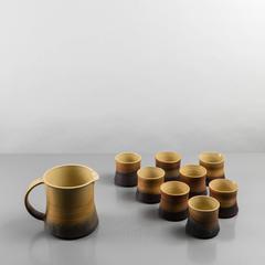 Ceramic Set by Franco Bucci for Laboratorio Pesaro, Italy, 1970s