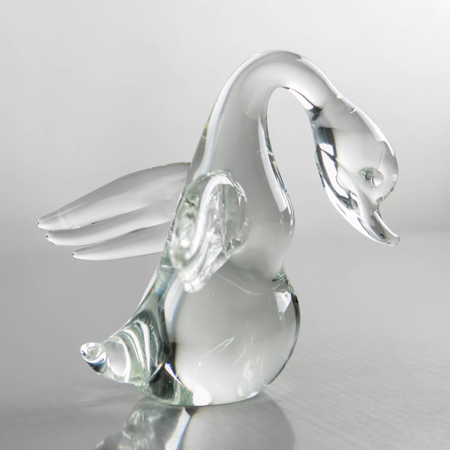 Mid-Century Modern Murano Glass Animals by Archimede Seguso for Seguso Vetri d'Arte, Italy, 1950s For Sale