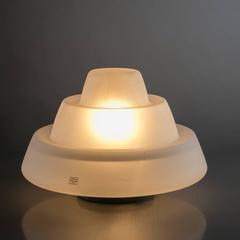 "Sic Venus" Glass Table Lamp by Angelo Mangiarotti for Gloria, Italy, 1990s