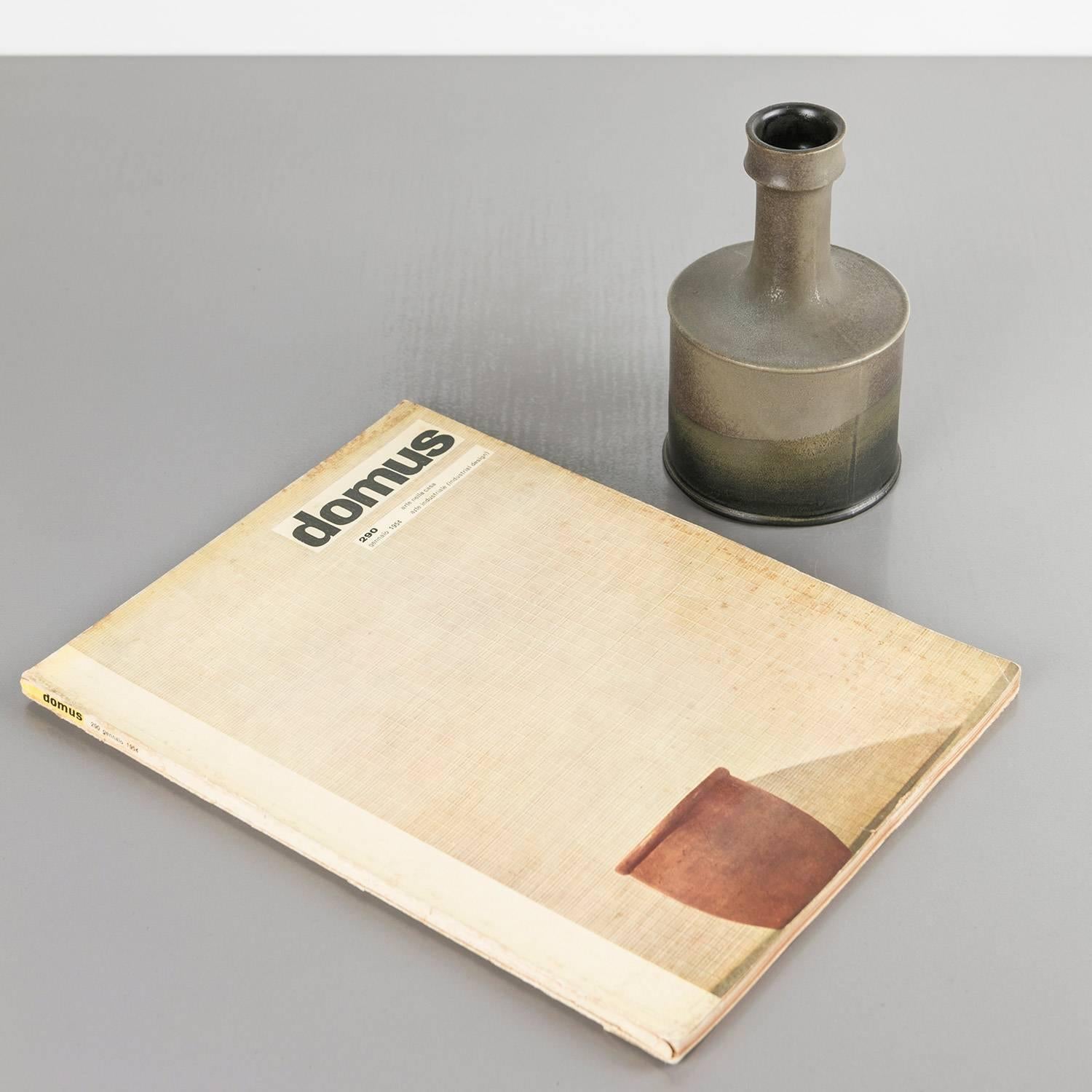 Metà XX secolo Vaso in ceramica di Nanni Valentini per Franco Bucci/Laboratorio Pesaro, Italia, 1960 in vendita