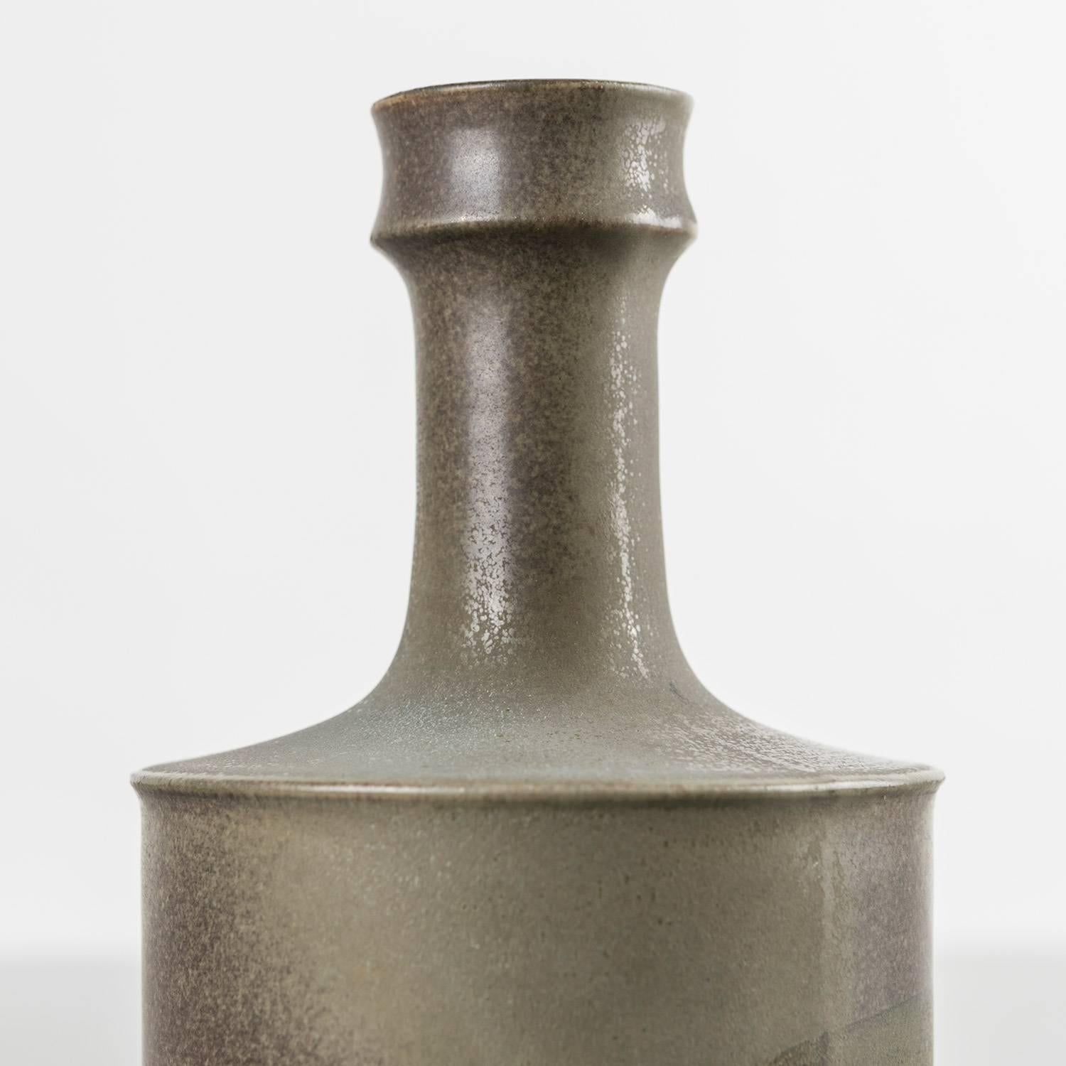 Mid-Century Modern Ceramic Vase by Nanni Valentini for Franco Bucci/Laboratorio Pesaro, Italy, 1960 For Sale