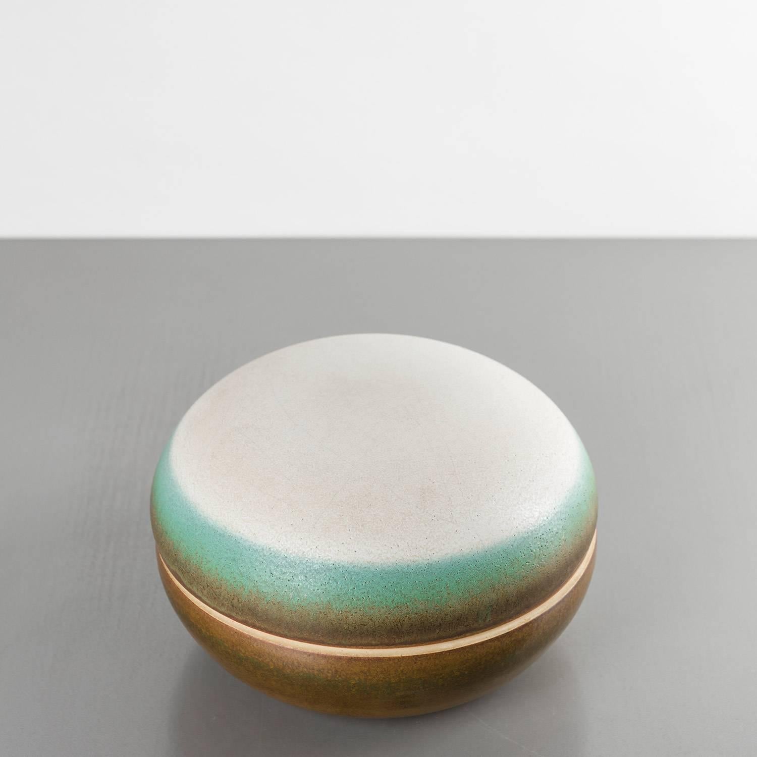Ceramic box by Nanni Valentini for Ceramica Arcore.
