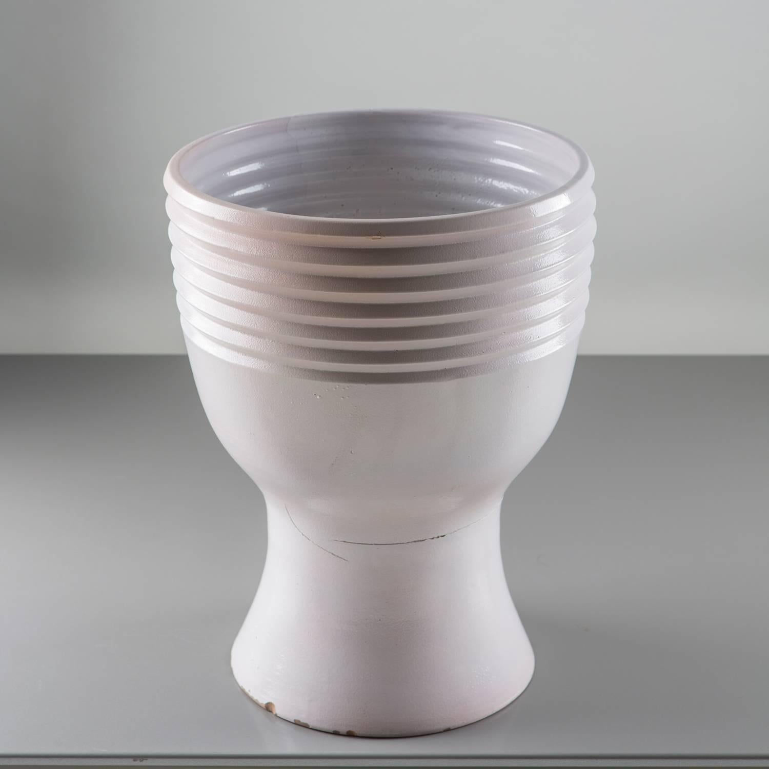 Italian Large Ceramic Vase by Enzo Bioli for Il Picchio, Italy, 1970s For Sale