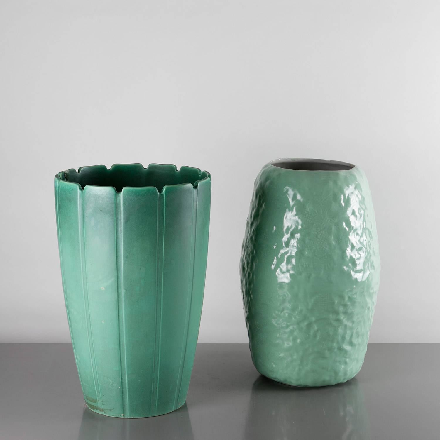 Italian Ceramic Vase by Giovanni Gariboldi for San Cristoforo - Richard Ginori